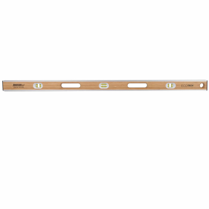 Eco-Tech Bamboo Level - Size:48" - Types:Curved Vial
